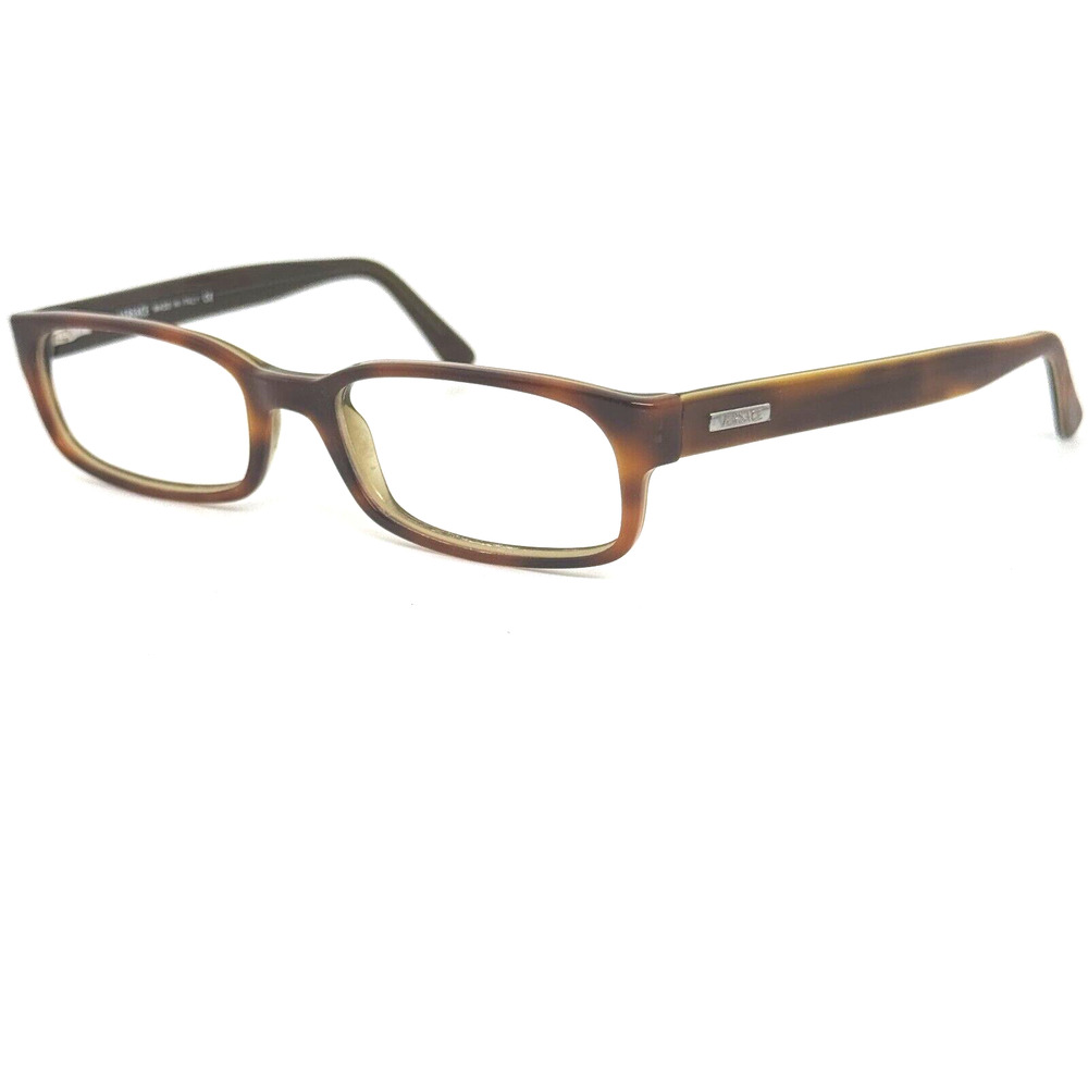 VERSACE MOD.‎ 33008 Eyeglasses Frames Brown Rectangle Womens 52-18-140 H14252